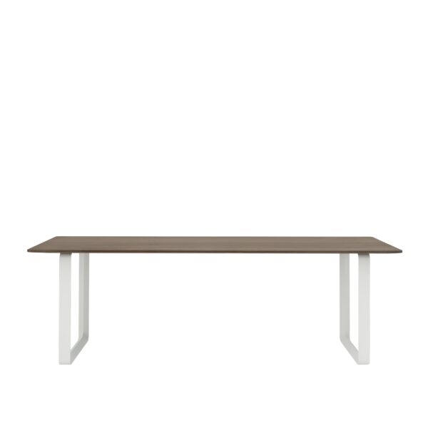 MUUTO - 70/70 Spisebord 225X90, Solid Smoked Oak/White