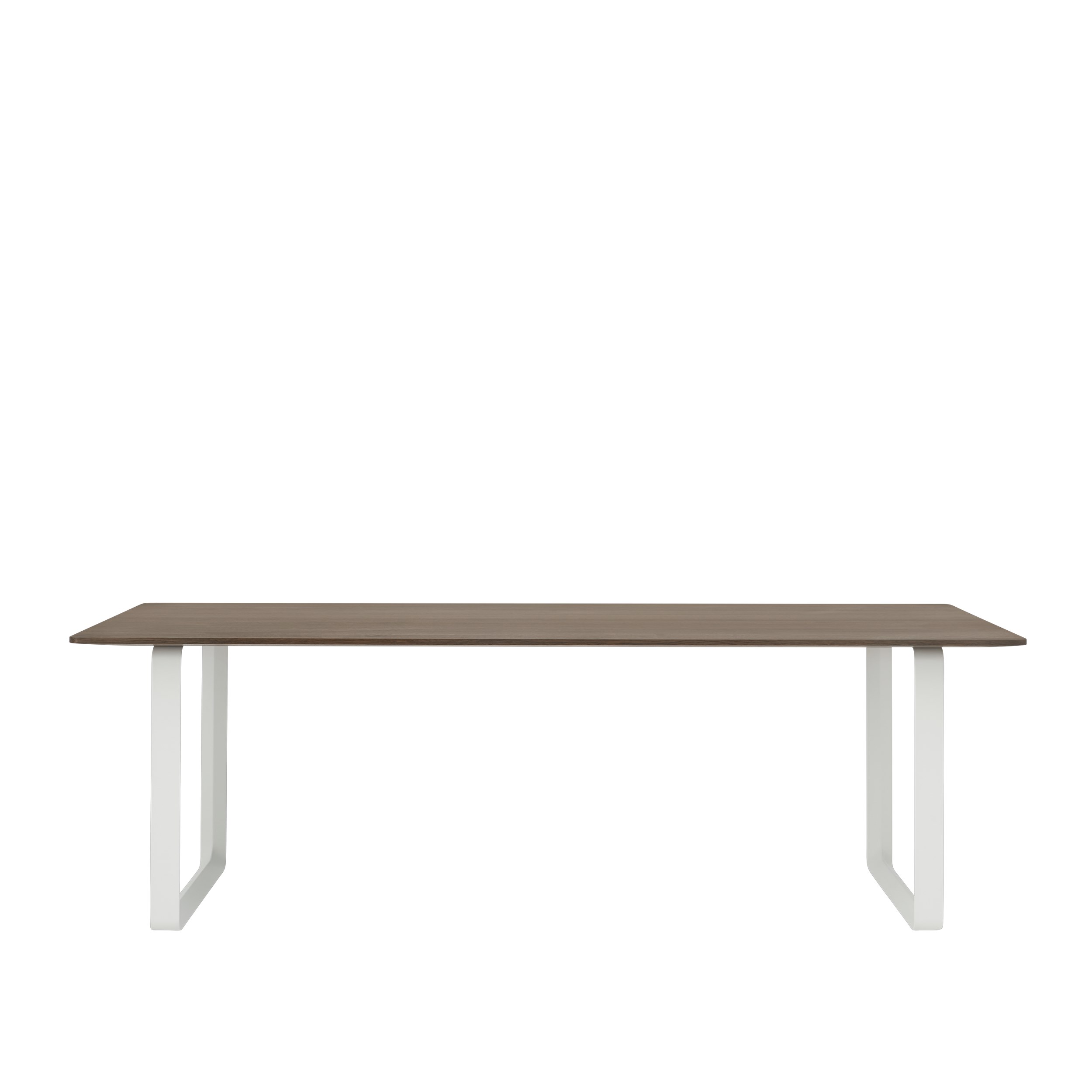 MUUTO - 70/70 Spisebord 225X90, Solid Smoked Oak/White