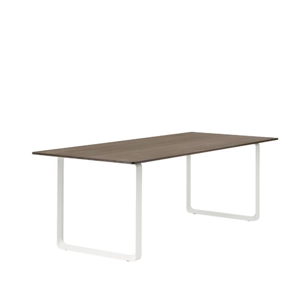 MUUTO - 70/70 Spisebord 225X90, Solid Smoked Oak/White - Billede 2