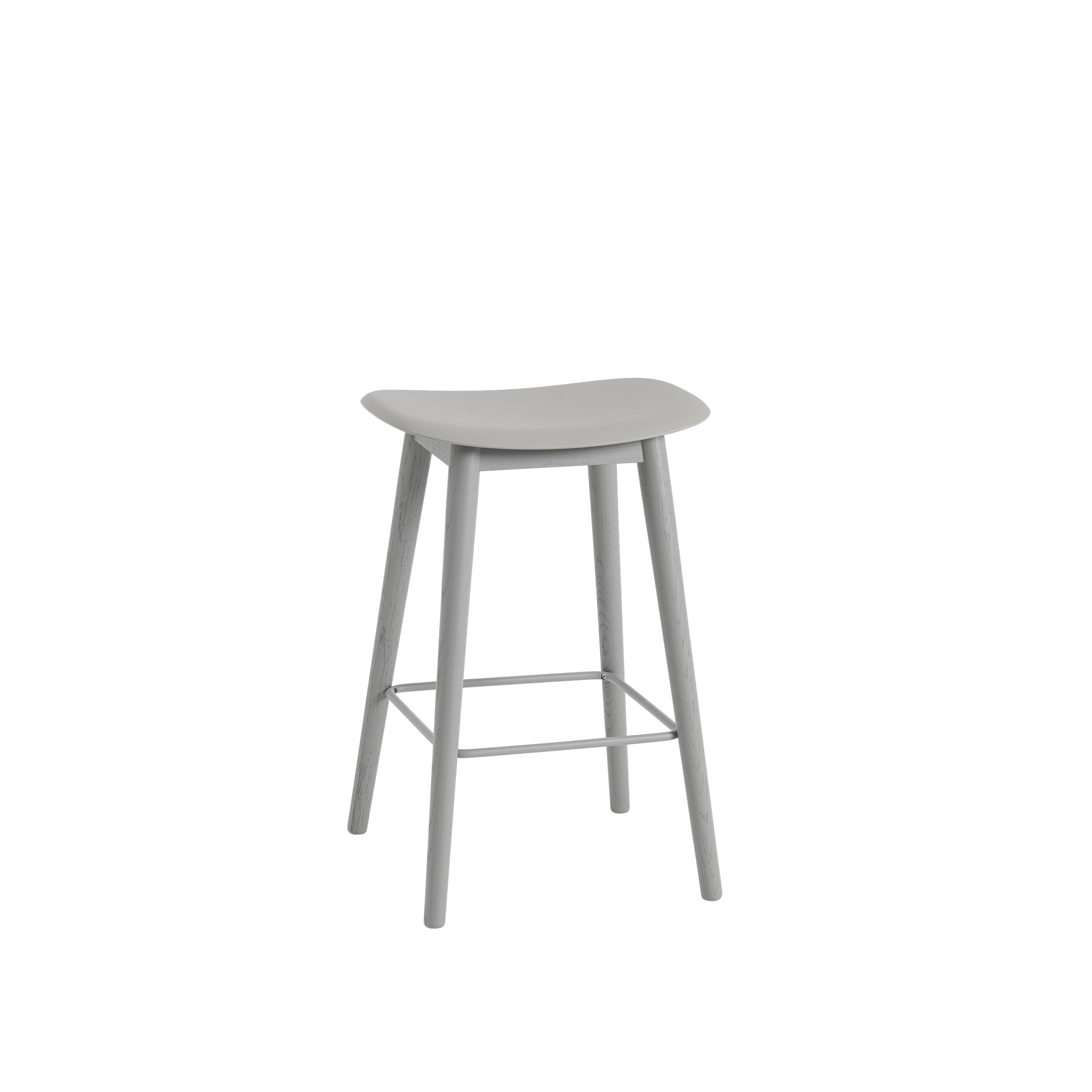 MUUTO - Fiber Barstol 75, Grey