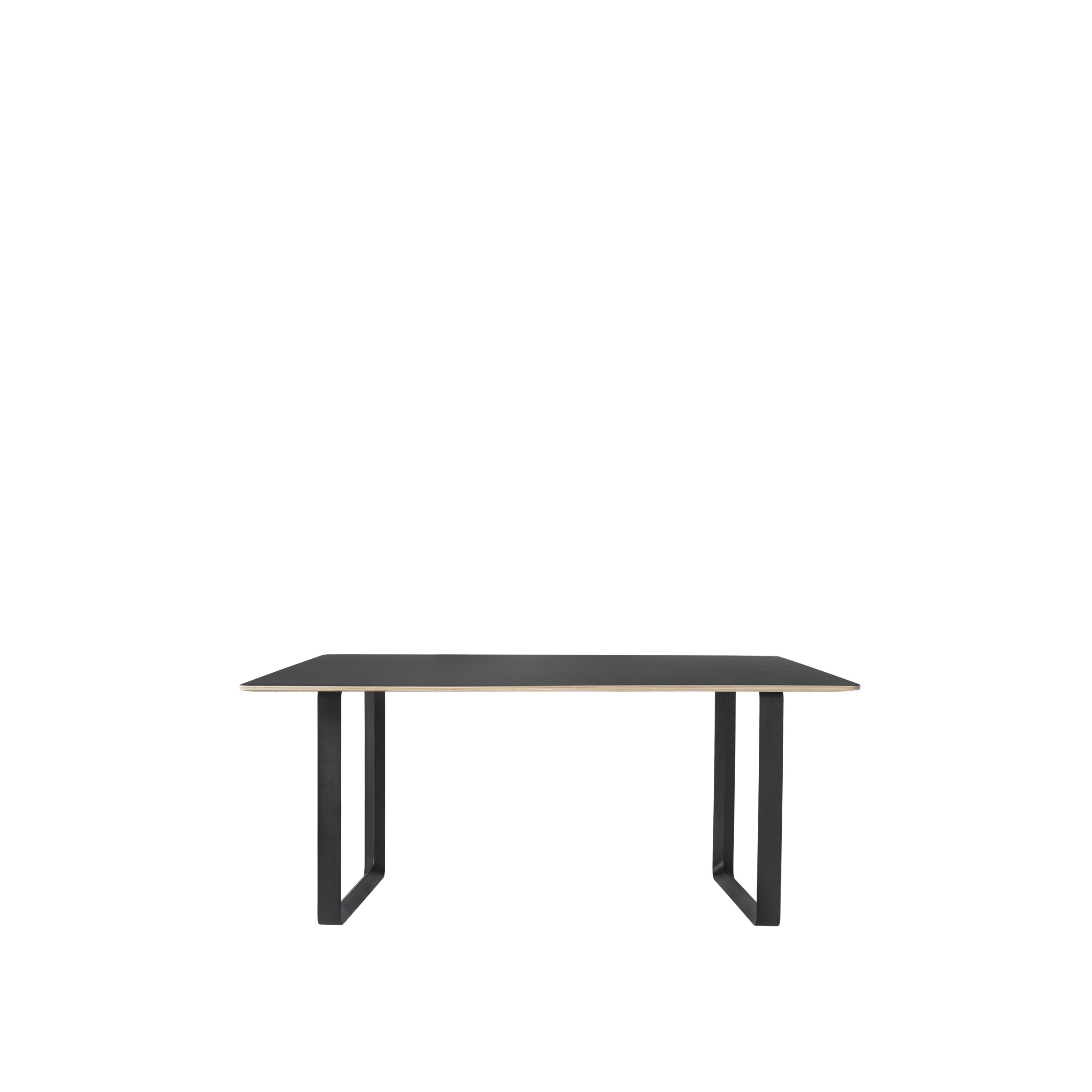 MUUTO - 70/70 Spisebord 170X85, Black Linoleum/Anthracite Black
