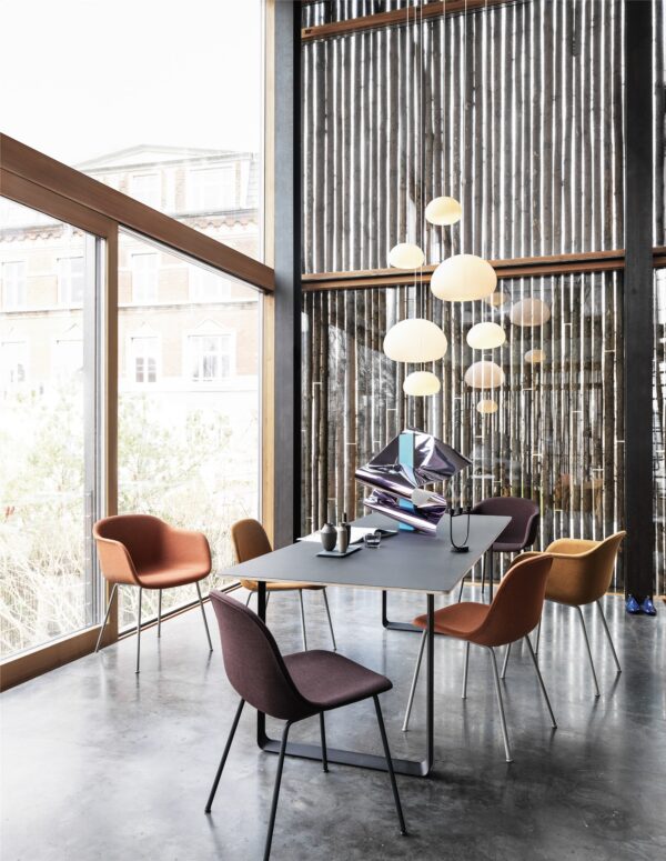 MUUTO - 70/70 Spisebord 295X108, Black Linoleum/Anthracite Black - Billede 3