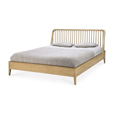 ETHNICRAFT - Spindle Seng 180x200, Oak