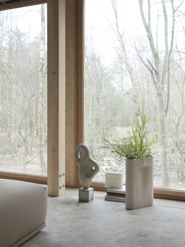 MUUTO - Ridge Vase H48, Beige - Billede 3