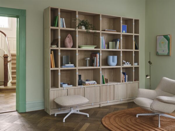 MUUTO - Stacked Opbevaringssystem Bookcase 7, Oak - Billede 2