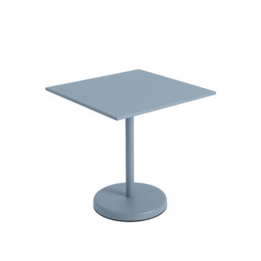 MUUTO - Linear Steel Udendørs Cafébord, Pale Blue