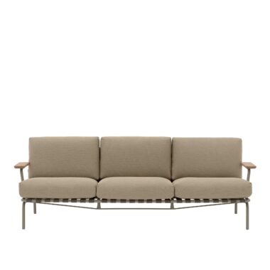 MUUTO - Settle Udendørs Sofa 3 Pers, Weave 5/Taupe