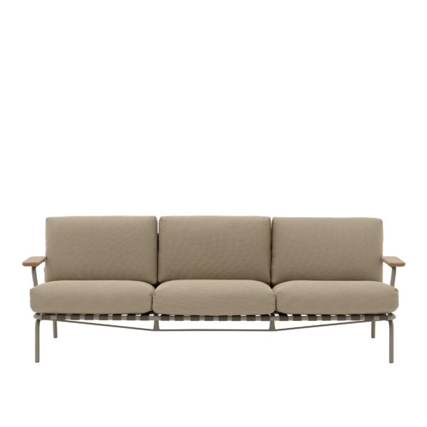 MUUTO - Settle Udendørs Sofa 3 Pers, Weave 5/Taupe