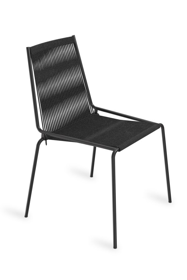 THORUP - Noel Spisebordsstol, Sort/Sort Linned - Billede 2