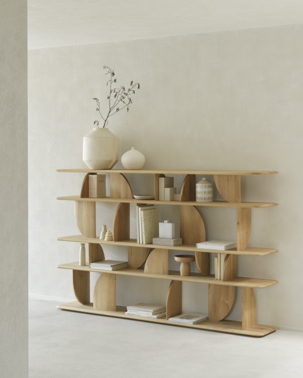 ETHNICRAFT - Geometric Reol, Oak - Billede 4
