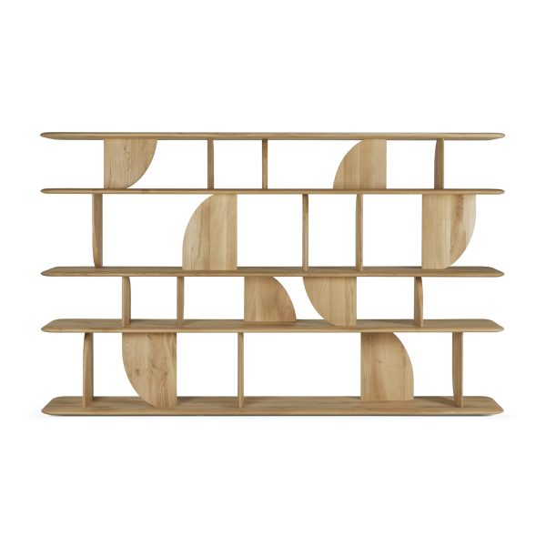 ETHNICRAFT - Geometric Reol, Oak