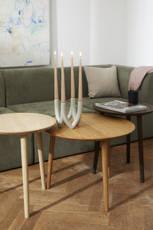 RO COLLECTION - Dodona Sidebord Ø46, Oak Smoked - Billede 4