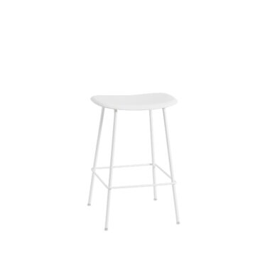 MUUTO - Fiber Barstol Tube Base 65, Natural White