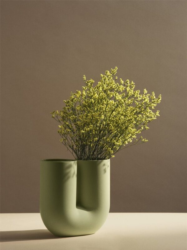 MUUTO - Kink Vase H26, Light Green - Billede 3