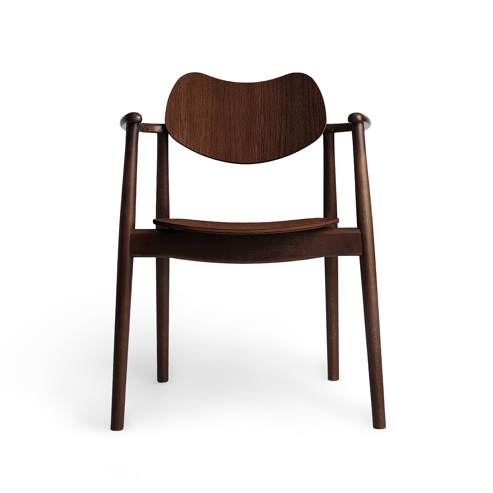 RO COLLECTION - Regatta Spisebordsstol, Beech/Walnut Stain