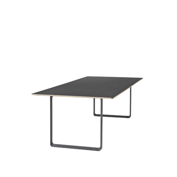 MUUTO - 70/70 Spisebord 255X108, Black Linoleum/Anthracite Black - Billede 2