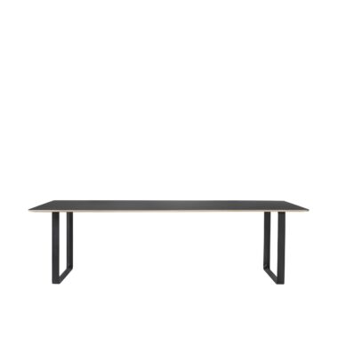 MUUTO - 70/70 Spisebord 255X108, Black Linoleum/Anthracite Black
