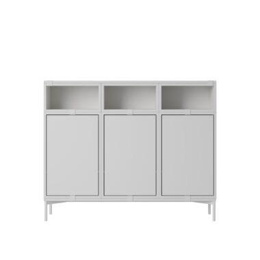 MUUTO - Stacked Opbevaringssystem Sideboard 3, Grey