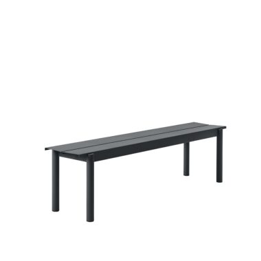 MUUTO - Linear Steel Bænk 170x34, Anthracite Black