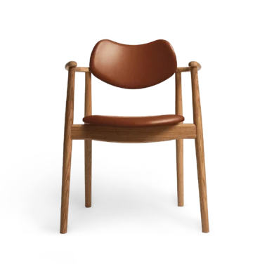 RO COLLECTION - Regatta Spisebordsstol, Oak/Supreme Leather Cognac