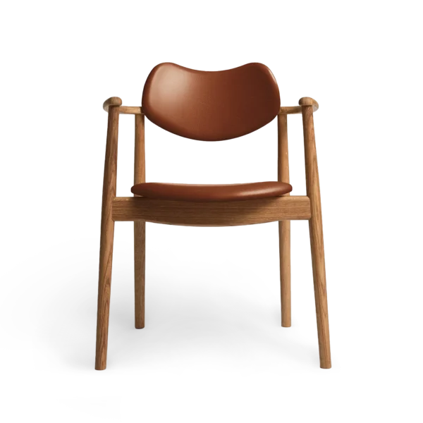 RO COLLECTION - Regatta Spisebordsstol, Oak/Supreme Leather Cognac