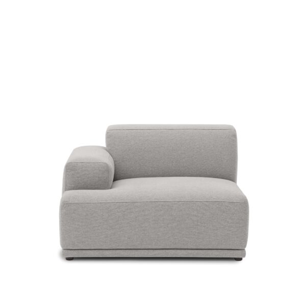 MUUTO - Connect Soft Modular Sofa Left Armrest, Clay 12