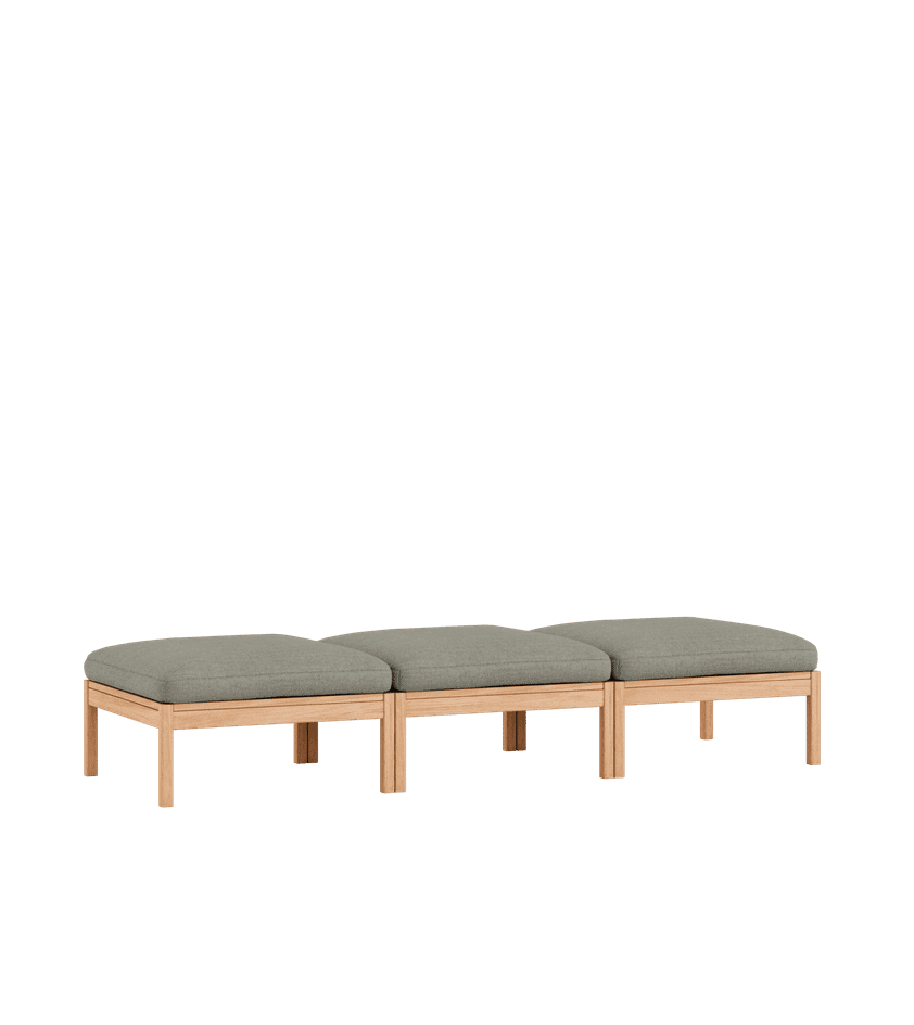 MOEBE - Modular 3 Seater Daybed, Re-Wool 128