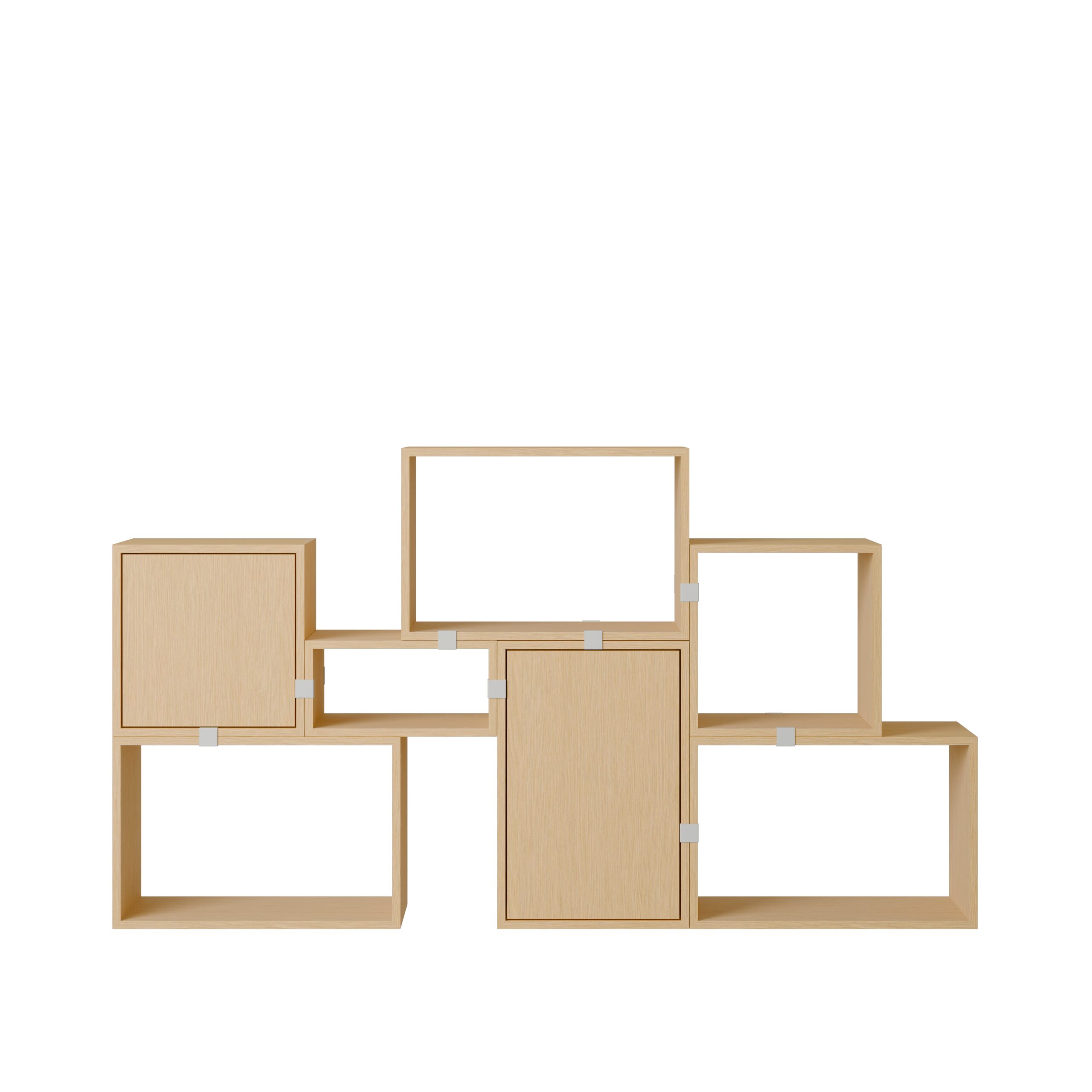 MUUTO - Stacked Opbevaringssystem Bookcase 6, Oak