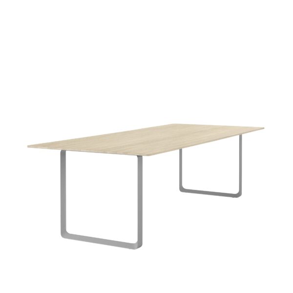 MUUTO - 70/70 Spisebord 225X90, Solid Oak/Grey - Billede 2