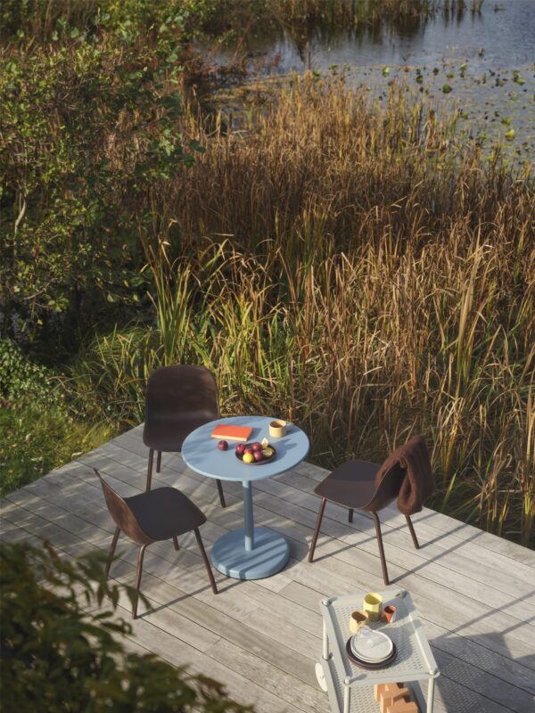 MUUTO - Linear Steel Udendørs Cafébord, Dark Green - Billede 4