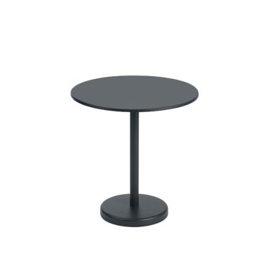 MUUTO - Linear Steel Udendørs Cafébord, Anthracite Black
