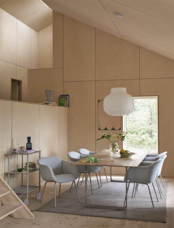 MUUTO - 70/70 Spisebord 225X90, Solid Oak/Grey - Billede 3