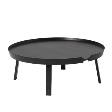 MUUTO - Around Sofabord Ø95, Black