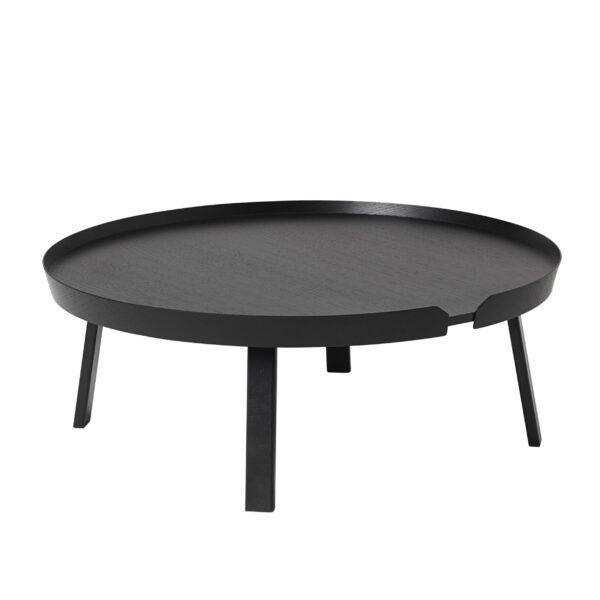 MUUTO - Around Sofabord Ø95, Black