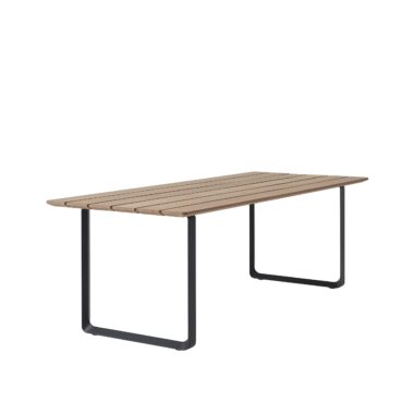 MUUTO - 70/70 Havebord 225x90, Sapele Mahogany/Anthracite Black