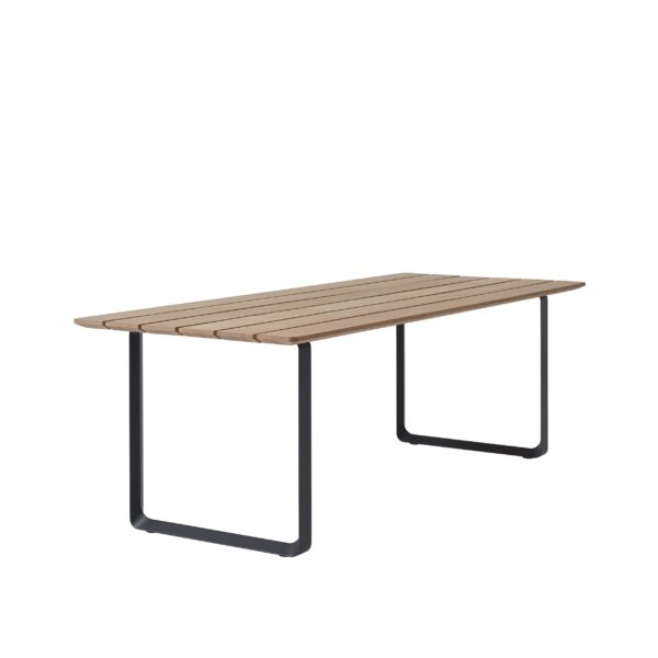 MUUTO - 70/70 Havebord 225x90, Sapele Mahogany/Anthracite Black