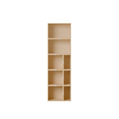 MUUTO - Stacked Opbevaringssystem Bookcase 7, Oak