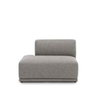 MUUTO - Connect Soft Modular Sofa Left Open-Ended, Re-wool 128