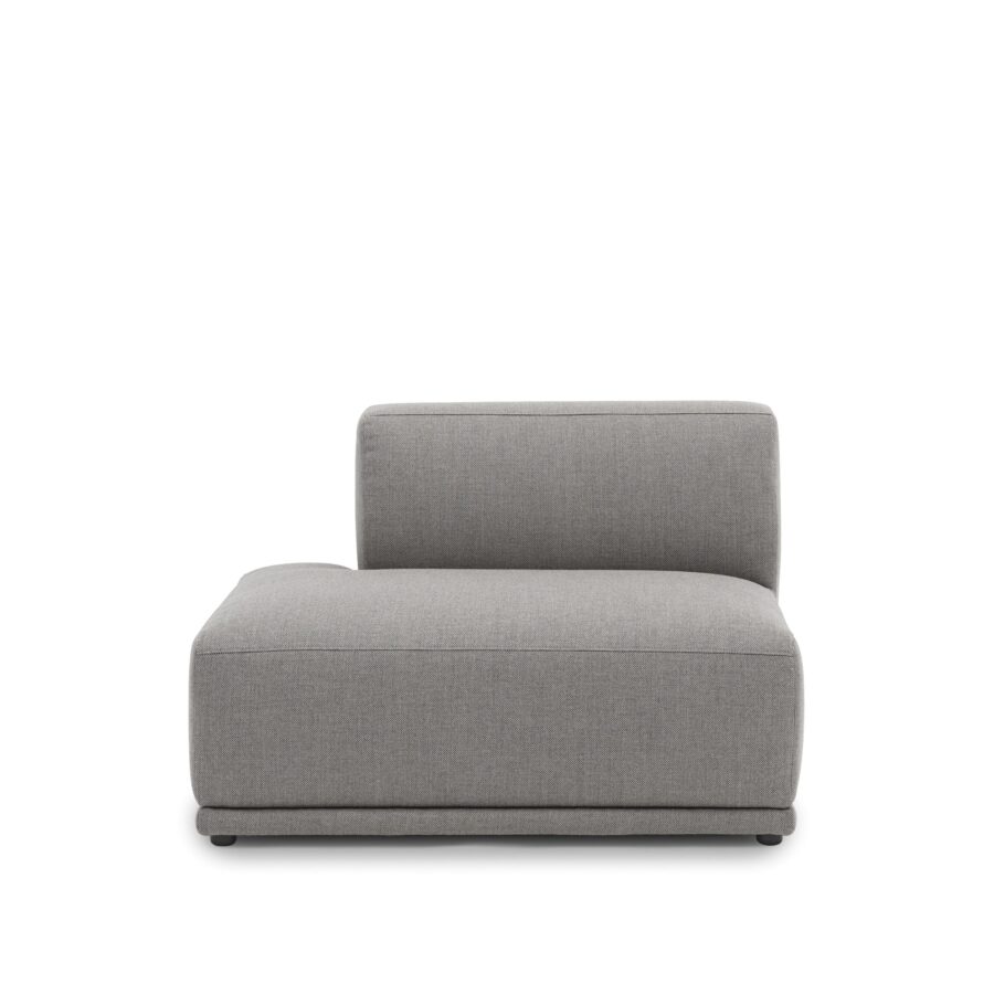 MUUTO - Connect Soft Modular Sofa Left Open-Ended, Re-wool 128