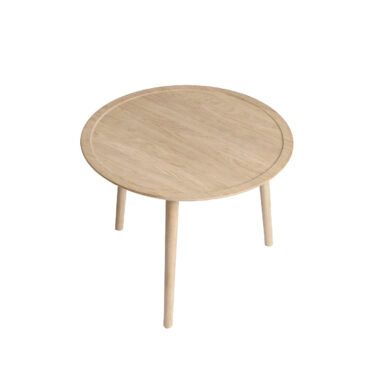 RO COLLECTION - Dodona Sofabord Ø60, Oak Soaped