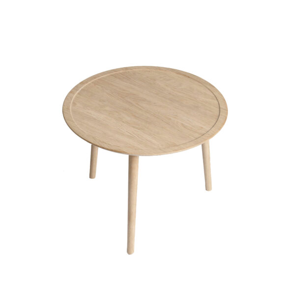 RO COLLECTION - Dodona Sofabord Ø60, Oak Soaped