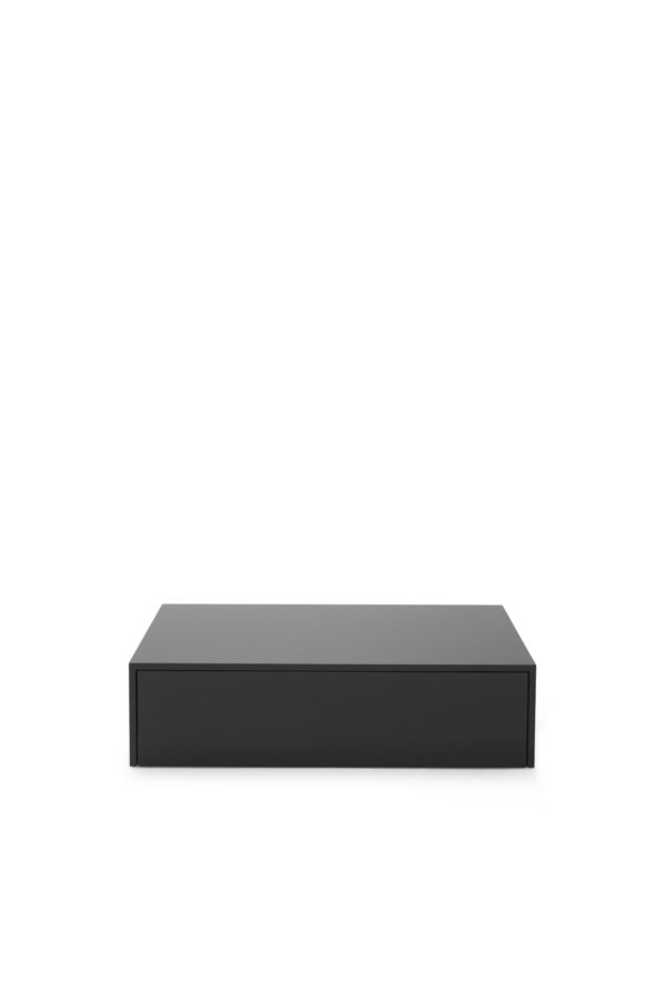 NEW WORKS - Mass High Sofabord M. Skuffe, Black Stained Oak - Billede 3