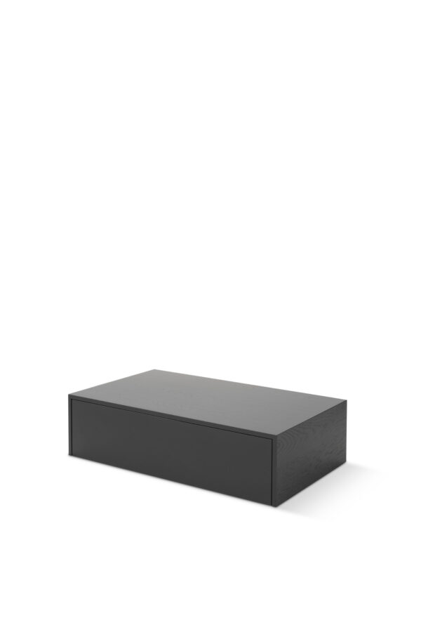 NEW WORKS - Mass High Sofabord M. Skuffe, Black Stained Oak - Billede 2
