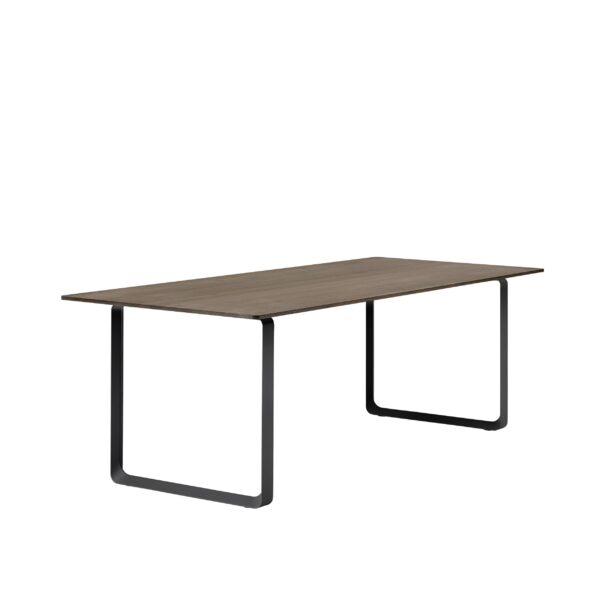 MUUTO - 70/70 Spisebord 225X90, Solid Smoked Oak/Anthracite Black - Billede 2