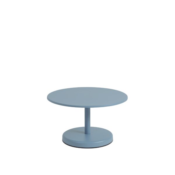 MUUTO - Linear Steel Udendørs Sofabord Ø70, Pale Blue