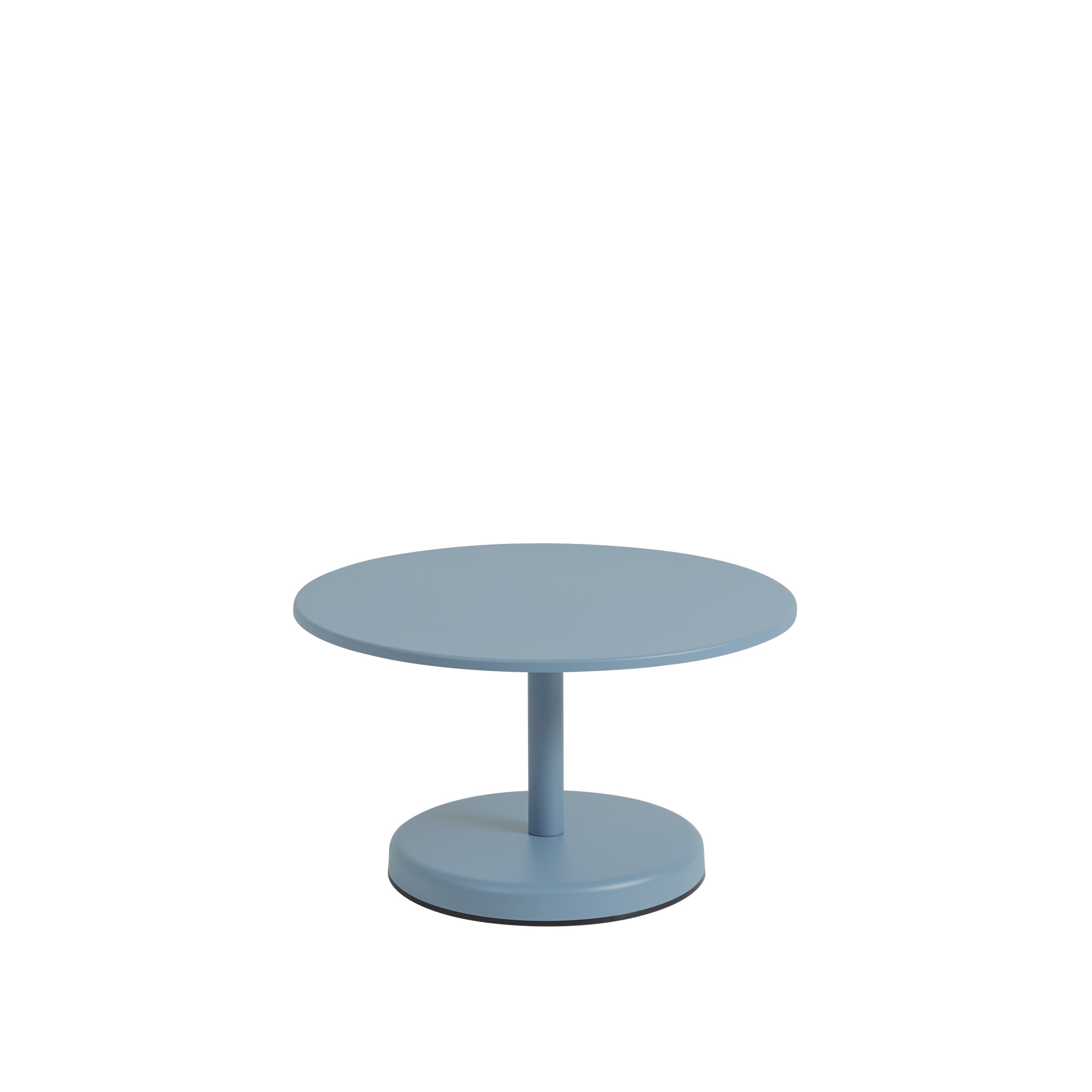 MUUTO - Linear Steel Udendørs Sofabord Ø70, Pale Blue