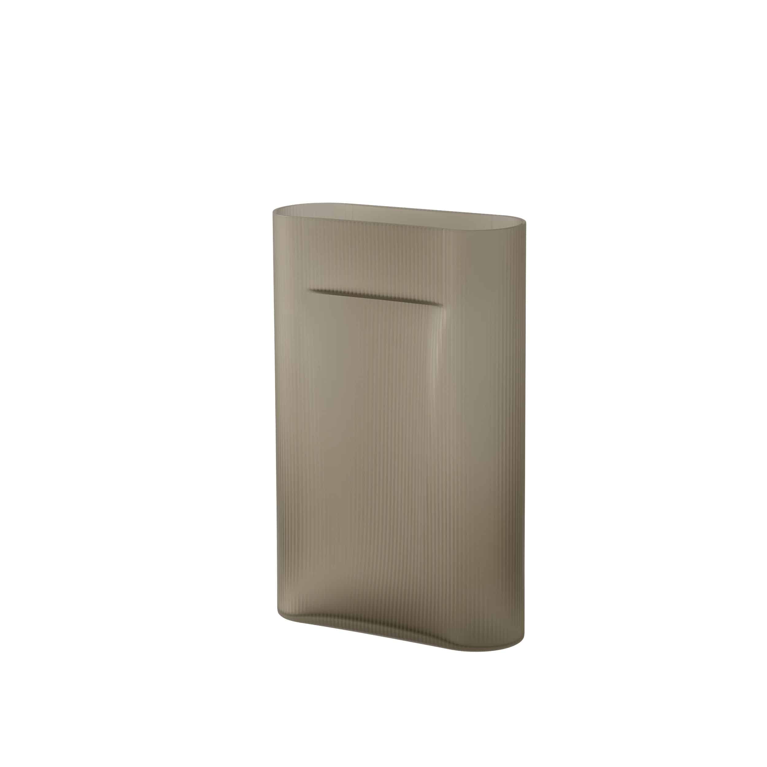MUUTO - Ridge Vase H48, Taupe