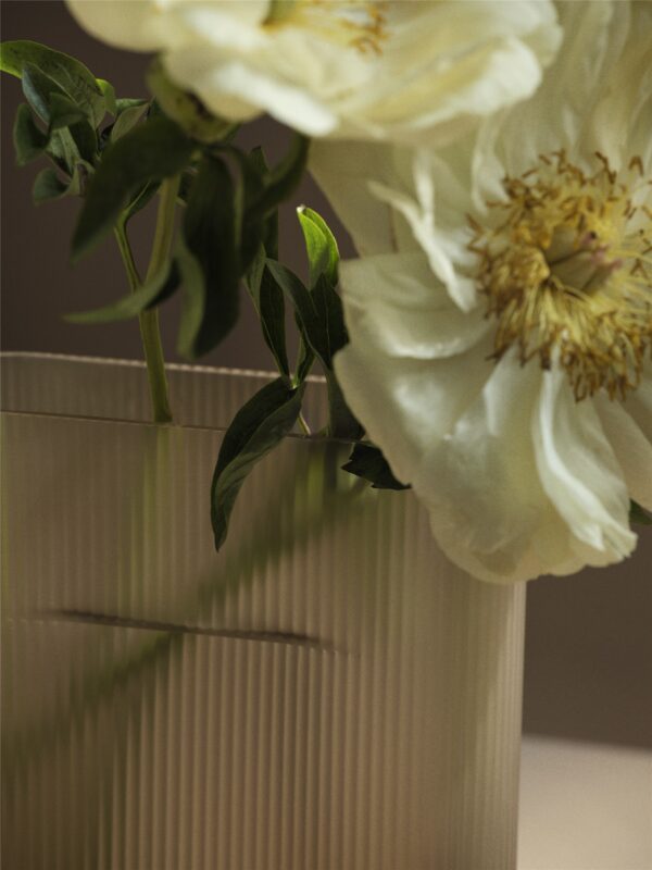 MUUTO - Ridge Vase H48, Taupe - Billede 3