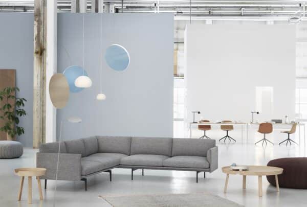 MUUTO - Around Sofabord Ø95, Ash - Billede 2