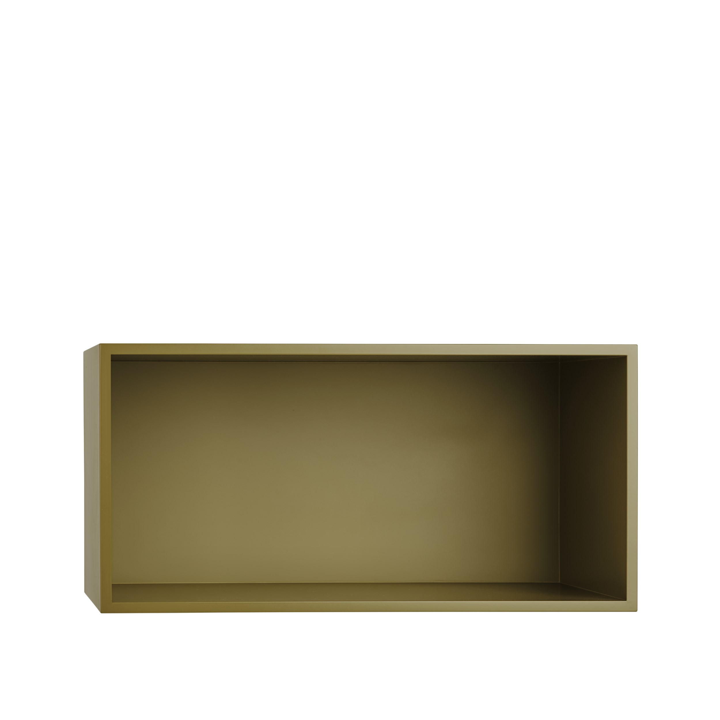 MUUTO - Stacked Opbevaringssystem Modul M. Bagplade, Brown Green